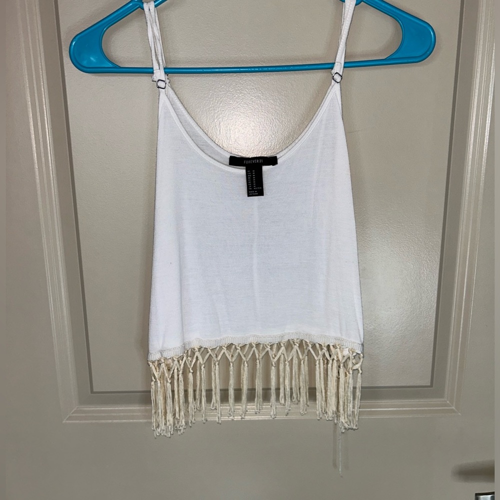Forever 21 Crop Top with Tassels